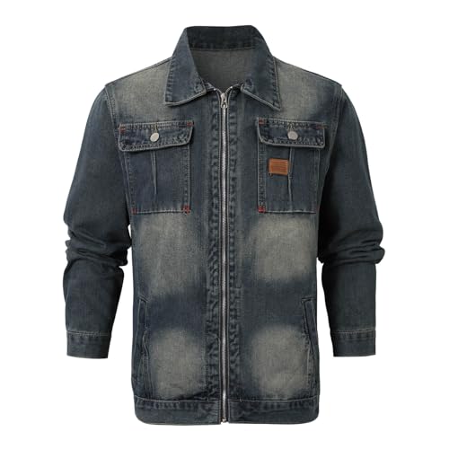 Veste demi-saison pour homme finissez-en avec le froid matinal en style denim