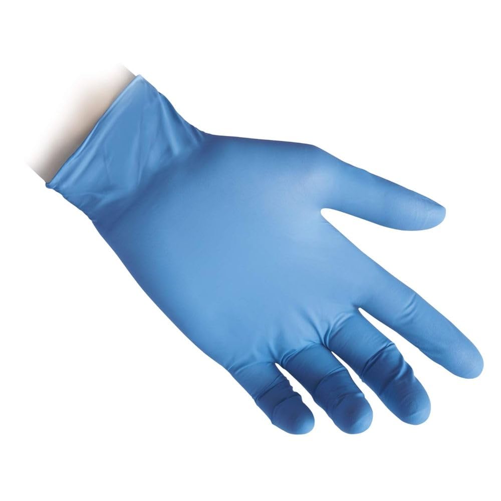 Guanti Nitrile M Reflexx, Guanti Monouso Nitrile 100% LATEX FREE (100/300/1000 Pezzi) Guanti Usa e Getta Nitrile 100% LATEX FREE per Alimenti, Meccatronico, Chimica, Benzinai (1000 PEZZI, L)