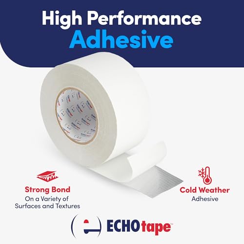 Image of ECHOtape Professional Grade Construction & Insulation Tape | All Weather Seaming, Sealing & Thermal Break Adhesive Tape for Indoor & Outdoor Applications