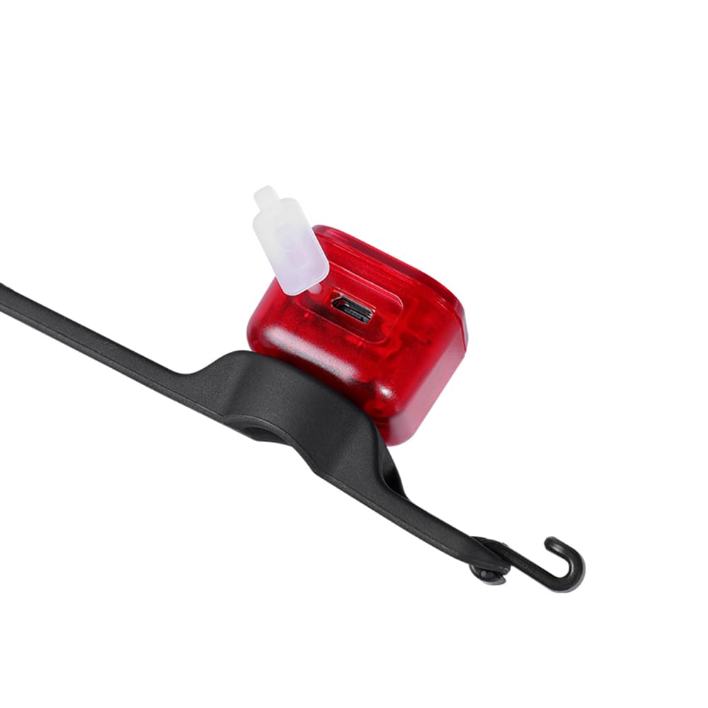 Fanale Posteriore per Bicicletta Impermeabile, Luce Posteriore a LED Ricaricabile Tramite USB, Luce di Sicurezza Posteriore, Luce di Avvertimento per Sella, Lampada per Ciclismo No
