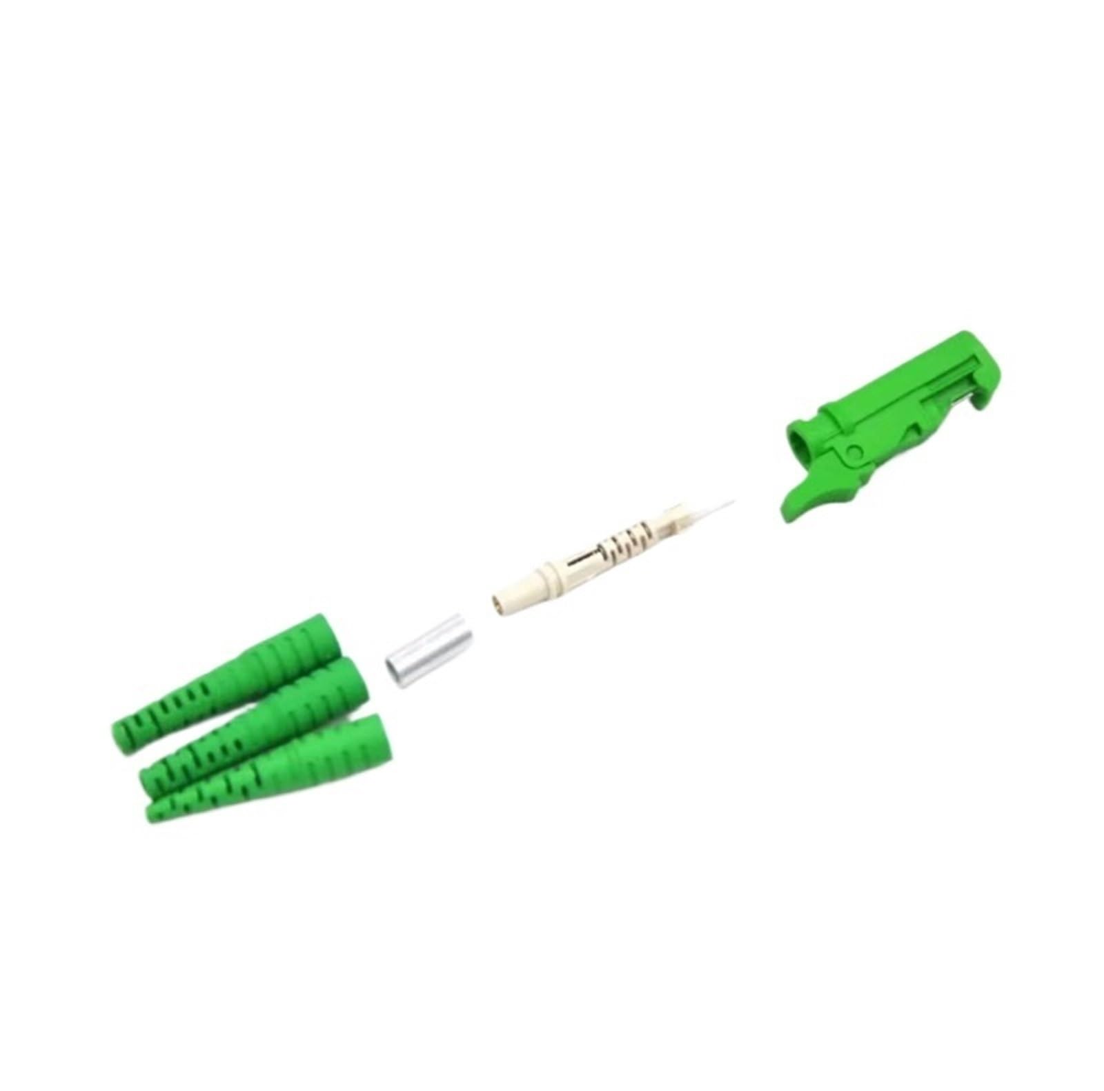 Kit di connettori in Fibra Ottica con ghiere da 200 Pezzi(Gray 3.0mm)