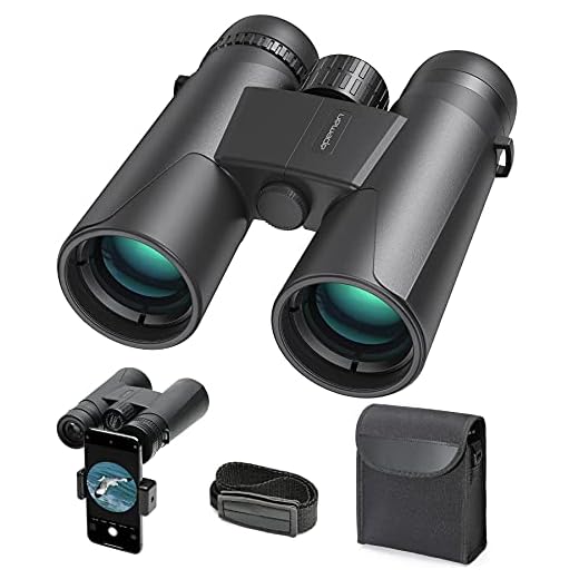 APEMAN 10X42 HD Binoculars for Adults with Low Light Vision,Compact Binoculars for Bird Watching,Hunting,Sports Events,Travelling,Adventure and Concerts,FMC Lens with Smart Phone Adapter
