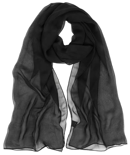 CaySep Womens Silk Feeling Sheer Scarves - Fashion Long Soft Lightweight Sunscreen...