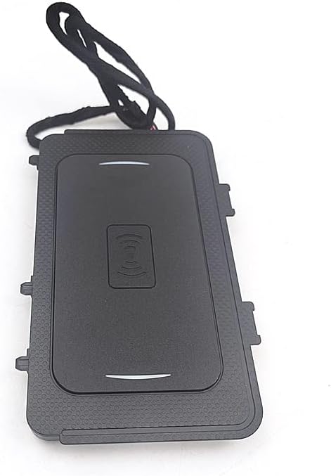 Qi Wireless Charger for Car Compatible with Volkswagen VW ID4 Crozz / ID4 X ID3 Cupra Born ID6 Accessories15w Quick Charge Plate for Phone Product (Color : Noir, Size : ID3)