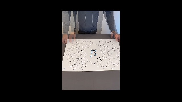 Connect5 - Gioco Da Tavolo Strategico In Legno, 2-5 Giocatori, 10+ Anni, Tabellone Reversibile, Pedine Colorate