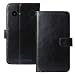 Produktbild Lankashi Premium Retro Business Flip Book Stand Brieftasche Leder Tasche Schütz Hülle Handy Telefon Case Für Doro 8035 TPU Silikon Abdeckung Wallet Cover Etui Holder (Schwarz)