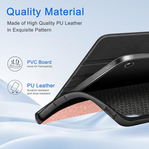 Image of CoBak Case for Samsung Galaxy Tab A11+ Plus 11 inch 2025, Multi-Viewing Angles, All New PU Leather Folio Stand Cover with Auto Sleep Wake Feature for Samsung Galaxy Tab A11+ Tablet 11-inch, Glitter