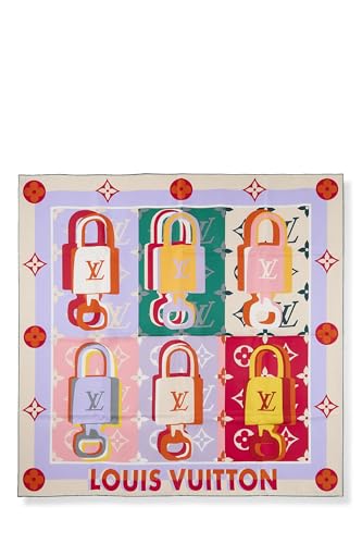 Louis Vuitton, Pre-Loved Multicolored Monogram Silk Scarf, Multi