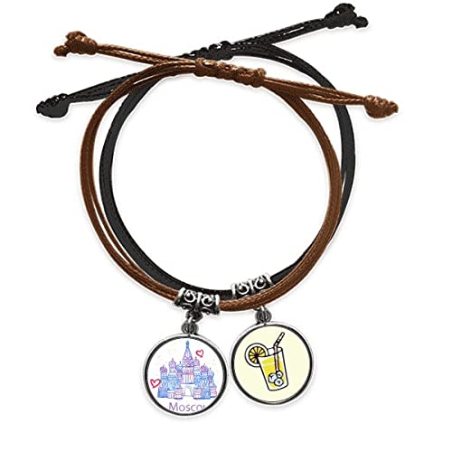 Bracelet cuir Saint-Basile Moscou parfait pour illuminer vos tenues d'été urbaines
