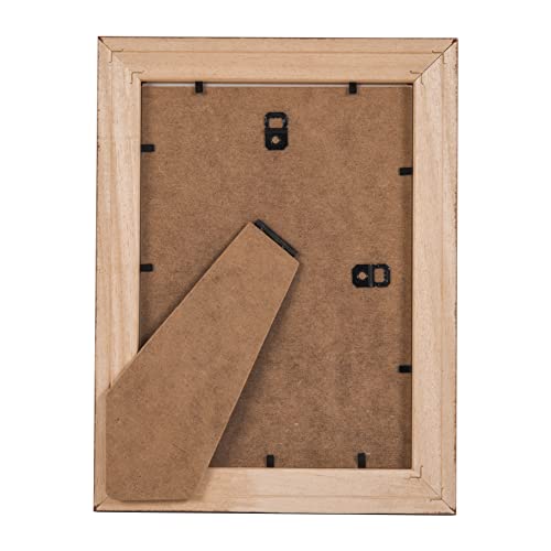 Wall Space Traditional Mahogany A5 Certificate Frame with Gold Inset, Brown with Gold Line, 6x8 inches - Image 4