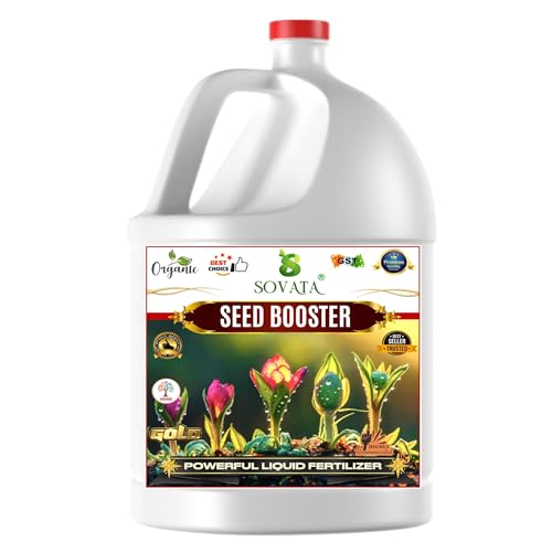 Sovata® Seed Booster, Essential Organic Powerful Liquid Fertilizer For Overall Healthy Growth of Plants. (1000 ml)