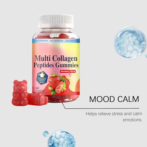 Gummies peptides de collagène contre les cheveux ternes et ongles fragiles