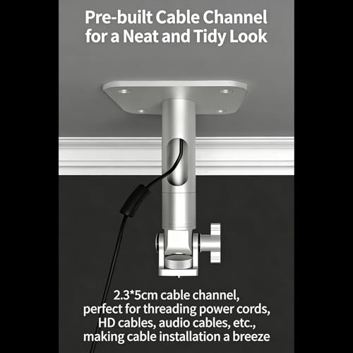 Support de plafond projecteur 10 kg stable avec fixation renforcée