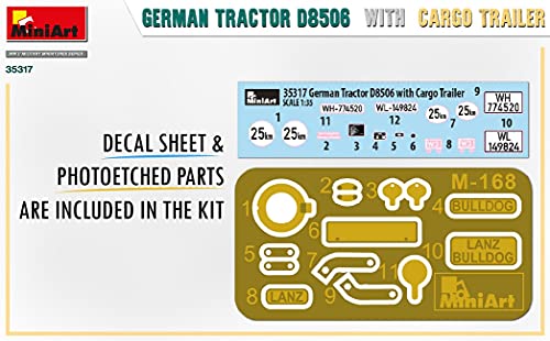 Tracteur allemand D8506 MiniArt 35317 : le kit 1/35 sans défaut d'ajustement - 2