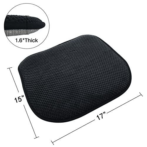 Pagged Grey Foam Seat Cushions Kitchen Chairs Pads For Dining Chairs 6 Pack Non Slip Patio Seat Cushions Washable U Shaped Soft Thick Large Metal Wooden Chair Cushions,17" X 15" #TOP1