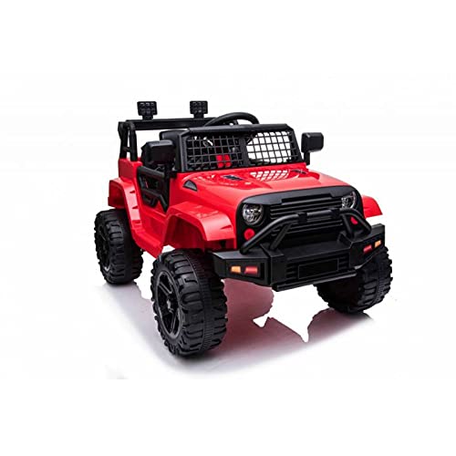 Coche eléctrico 12 voltios Jeep BDM0922 Rojo - Pack Lujo