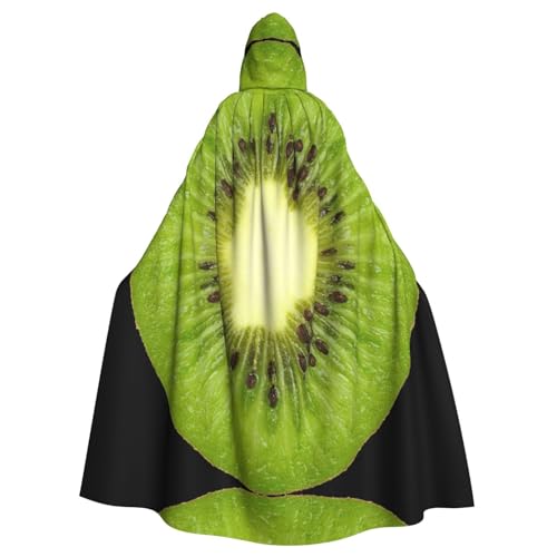 DURAGS Kiwi Slice - Capa con capucha para adultos, capa de vampiro, capa de juego de rol para eventos y fiestas temáticas inolvidables