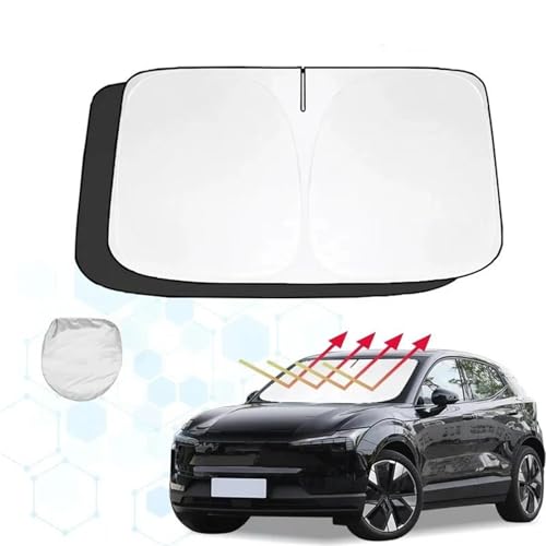 Réfléchissant pare-brise intérieur Volvo EX30 isolant pliable - 2