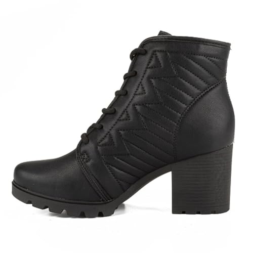 Bota Feminina Dakota Coturno Salto Tratorado Preto 39