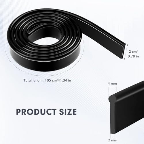 Queen.Y Unger Wischergummi,105 cm Unger Pro Wischergummi Hard für Bad Und Küche Auto Spiegel Und Andere Glasreinigung