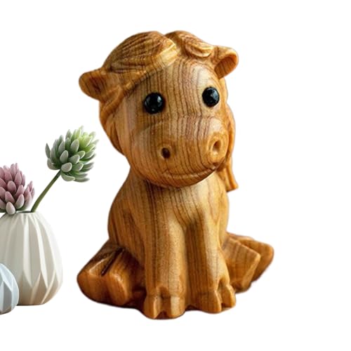 Generisch Pequeñas Figuritas,2026 Decoración China De Xilografía,Mini Estatuas Decoración Para El Hogar | Para Celebración Apartamento Oficina Niños Adultos Familia