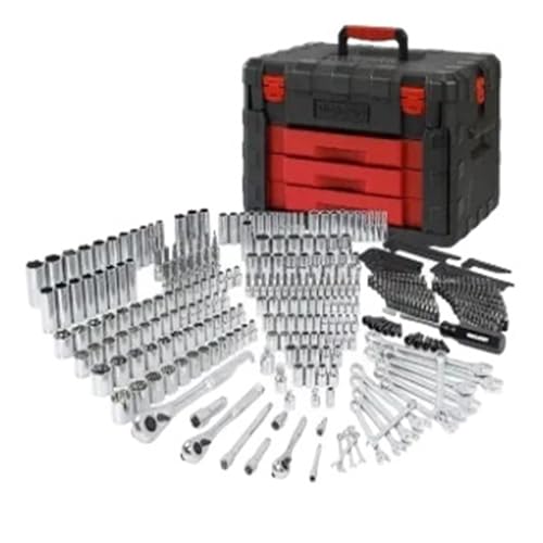 LahAir Juego de Herramientas for reparación de automóviles, Llave de Vaso, Juego de Herramientas manuales mecánicas con cajón