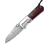 KUBEY Cultery Gentleman Folding Pocket Knife Wood Handle Outdoor Hunting Camping Folding Knives Gear EDC Tool (#DM098)