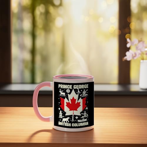 Taza de Cerámica Prince George British Columbia Canadá miniatura 3