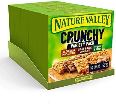 Nature Valley Crunchy Granola Bars Variety Pack 210g (Pack of 5)