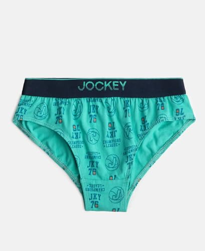 Image of Jockey PB04 Boy's Super Combed Cotton Elastane Stretch Printed Brief with Ultrasoft Waistband (Pack of 2)