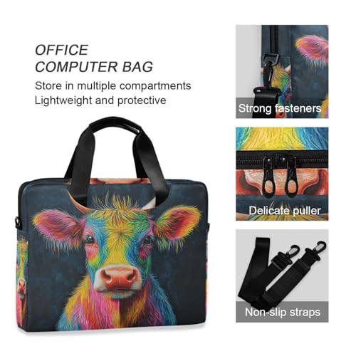 Funda para Laptop 15.6 pulgadas con asa y correa miniatura 6