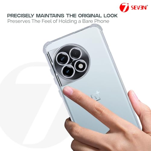 Image of 7SEVEN Back Cover for OnePlus 11R 5G Transparent Mobile Back Case Shock Proof Design Camera Edges Protection Crystal Clear 1+ Phone Case Silicon Soft TPU & Flexible One Plus Bumper Phone Cover
