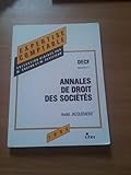  Annales de droit des sociétés: DECF (épreuve no 1) (ancienne édition)