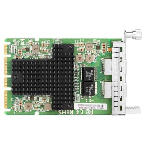 Tarjeta de Red Vogzone 10/5/2.5GbE Copper Dual RJ45 Ports OCP3.0 para Intel X710-T2L OCP3.0 | Adaptador Ethernet 10Gb OCP3.0 con chip Intel X710-AT2 compatible con Windows/Linux/VMware miniatura 2