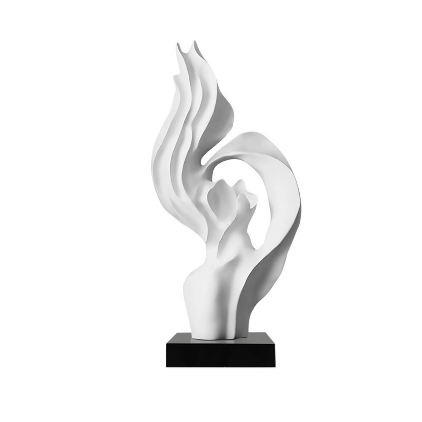 T2H9B5V4G8 Home decoration White Decorative Items Living Room Entryway Abstract Art Glassware Housewarming Gifts