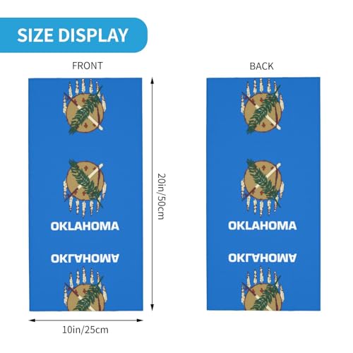 Oklahoma State Flag Sports Headband, Moisture-Absorbing and Quick-Drying for Outdoor wear, Sports Headband2