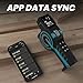 ACEGMET DTX10 Digital Tape Measure - Laser Measurement Tool & Auto Lock Tape with Instant Digital Readout, Green Aligning Laser & Incremental Measurement, USB C Rechargeable | Swappable Battery