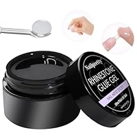 2 * 15ML Fester Nagelkleber für Kunstnägel, Nagelspitzen Klebegel, Acryl Nagelspitzen Klebegel UV-Härtung, Fingernägel Klebegel UV Easy to DIY Nail Art zu Hause, Salon