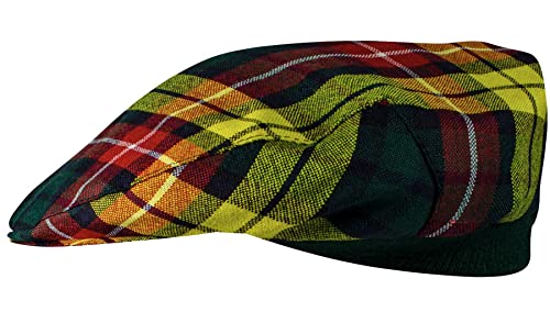 Casquette plate tartan Buchanan de fabrication écossaise pour vos sorties et balades nature