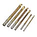 Produktbild Without brand XXF-wjgj, 6pcs 3-8mm titannitriert HSS-Bohrer elektrische Bohrmaschine Kunststoff Woods Hole Einstechen Drill Säge Carpenter Holzbearbeitungswerkzeuge