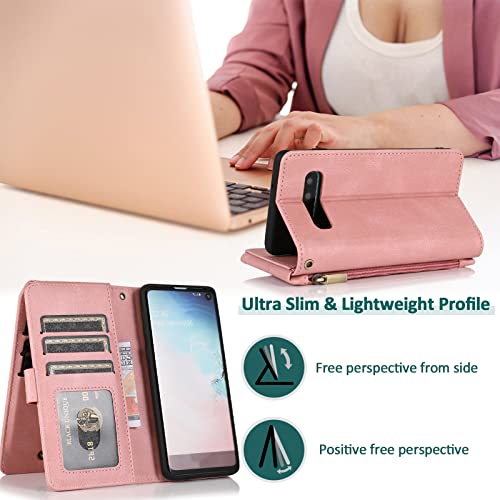 Coque Samsung S10 Plus Asuwish XKLLPT rigide or rose
