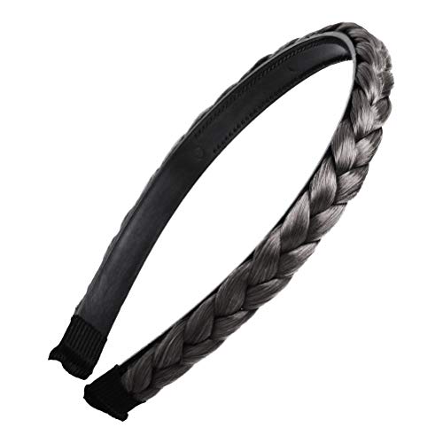 Lurrose Diadema Mujer Trenza Peluca Trenza Cinta Para El Pelo Ideal Para Fiestas Oficina