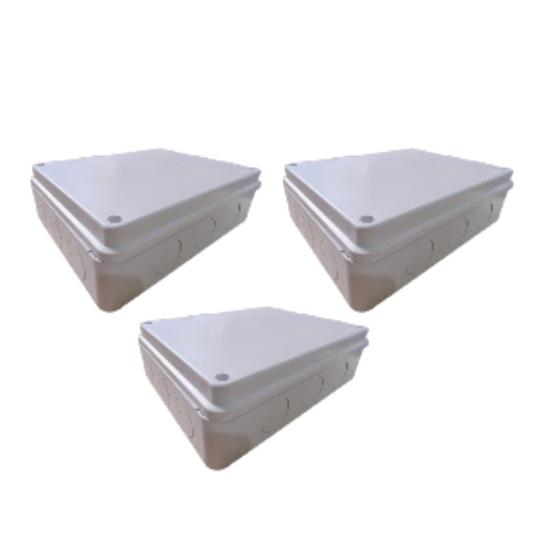 ABS Junction Box (JJB-255) (Pack of 3) | Waterproof Junction Box
