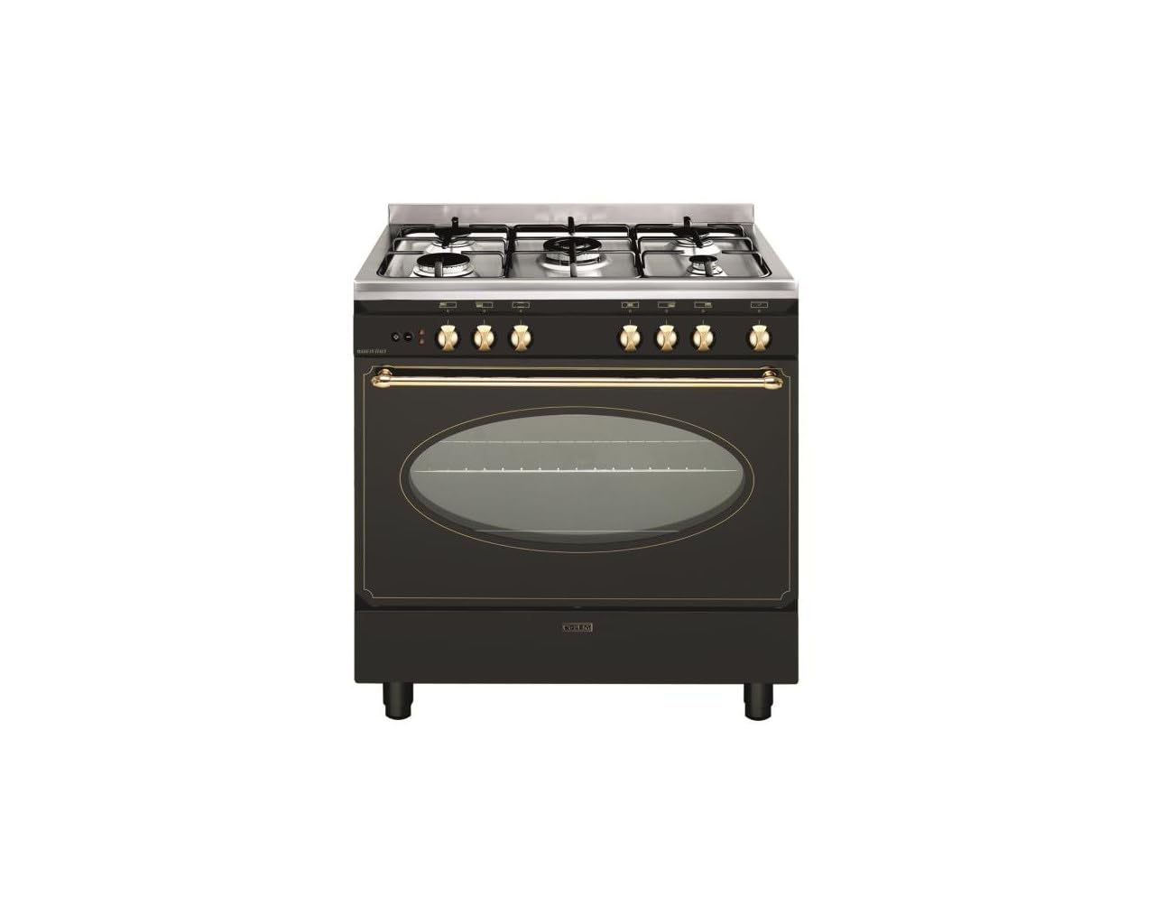 Piano De Cuisson Mixte 98l 5 Feux Noir_sort_key_string - GU850CER