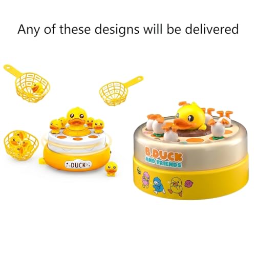 Image of Rotating Duck catching Game with Light Sound, Two Player Kids Toys, Interactive Learning Toy, Premium Quality Toy for Kids and Outdoor Play (Random Model Will be Delivered)