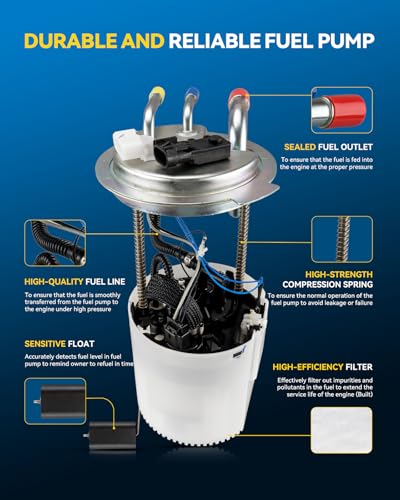 Image of PHILTOP Electric Fuel Pump Assembly FG1154 Fit for Chevrolet Avalanche