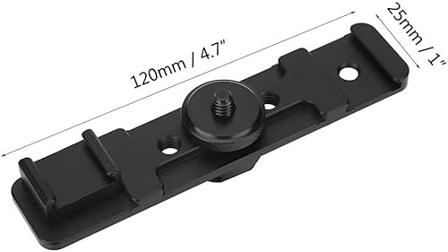 Miniatura 7 de Soporte de montaje de barra de extensión de zapata caliente para micrófono de luz de llenado