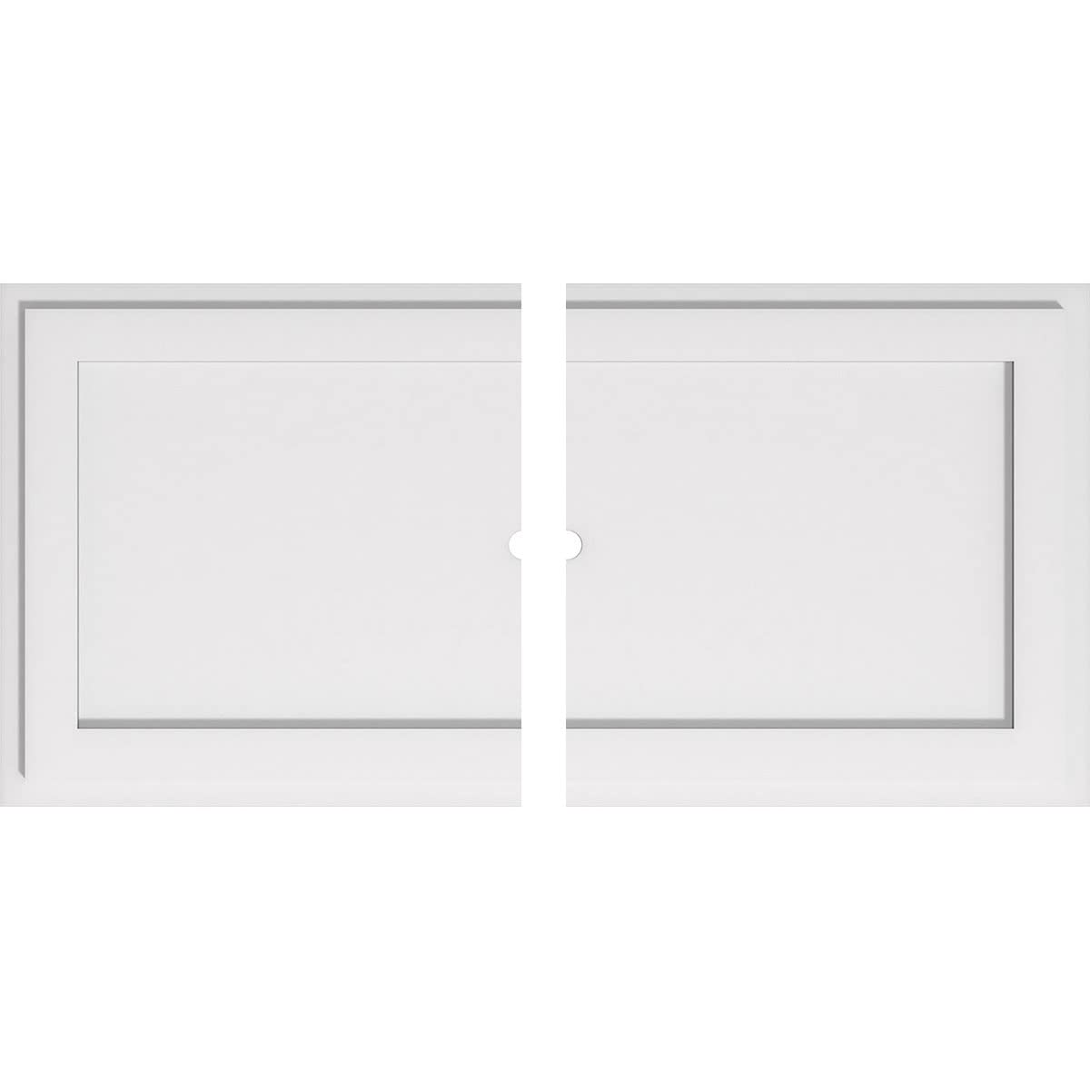 Médaillon de plafond 2 pièces 36"W blanc Ekena CMP10LA pour lustre