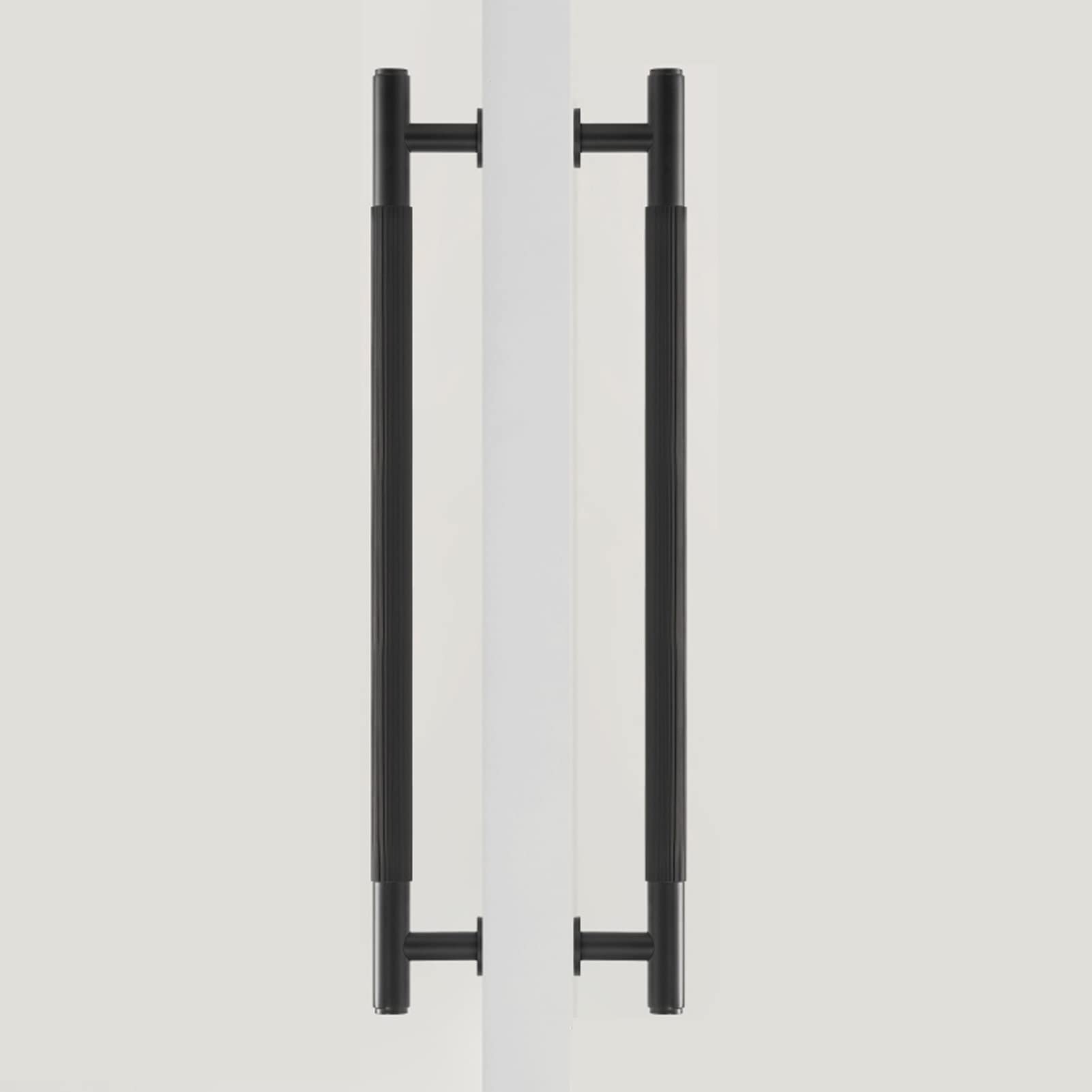 Polgdw Black Modern H Sdoor Pull Handle, Double Sided Heavy Duty Door Handle For Barn Door Sliding Doors, 28Cm, 45Cm, Wooden Door Push Pull Bara/Black/28 Cm/11 In