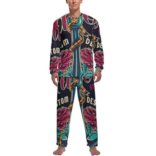 Pyjama homme haut et bas de qualité supérieure par Voile en Rose